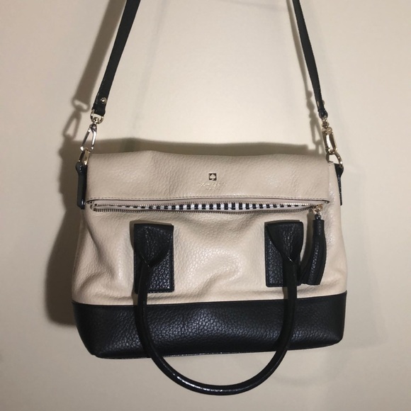 kate spade Handbags - Kate Spade beige & black purse